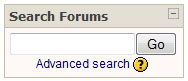 search forums block